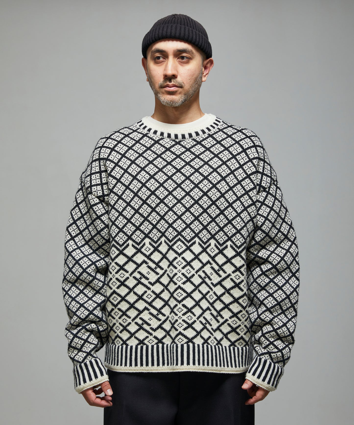 IVORY×NAVY model:180cm size:3
